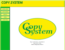 Tablet Screenshot of copysystem.es