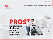 Tablet Screenshot of copysystem.pl